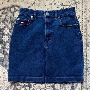 Tommy Hilfiger Blue Denim Skirt